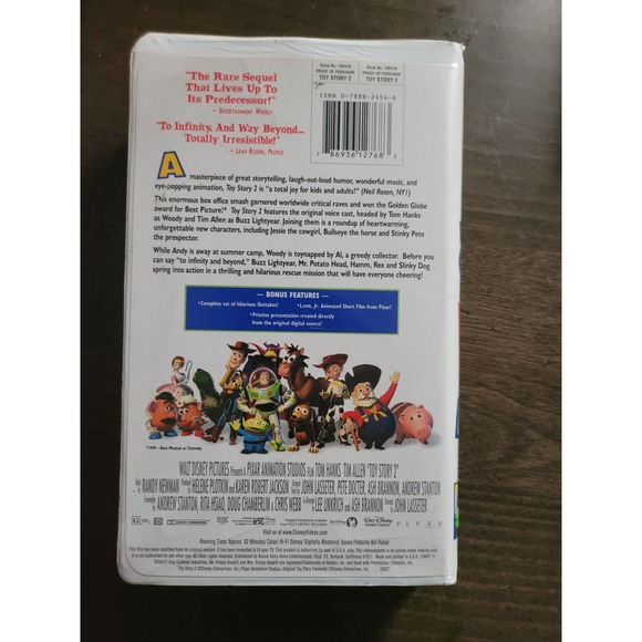 Disney Pixar Toy Story 1, 2 & Christmas VHS, Classic Animated Series Collection - Picture 4 of 12
